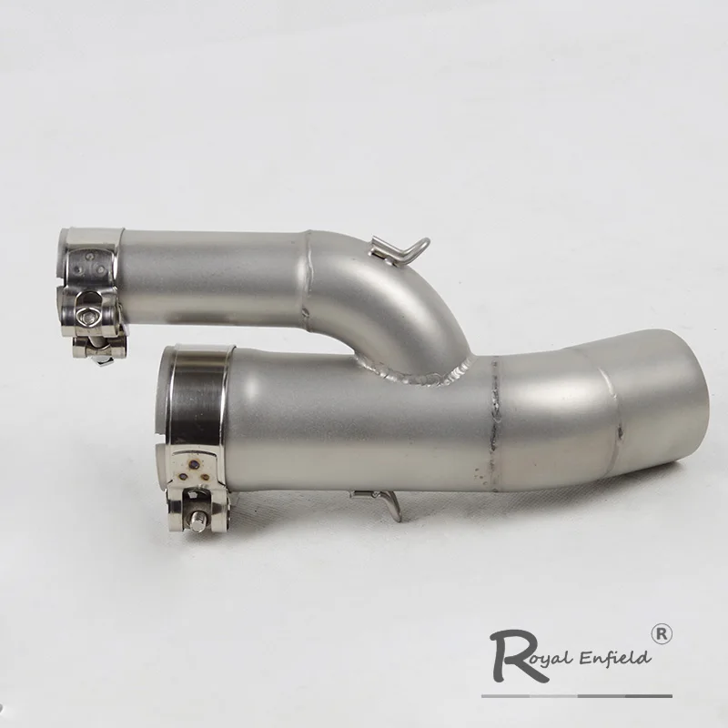 Slip-on for BMW S1000RR 2017 2018 Exhaust Middle Link Pipe 51mm Muffler Escape Connection Tube Adapter