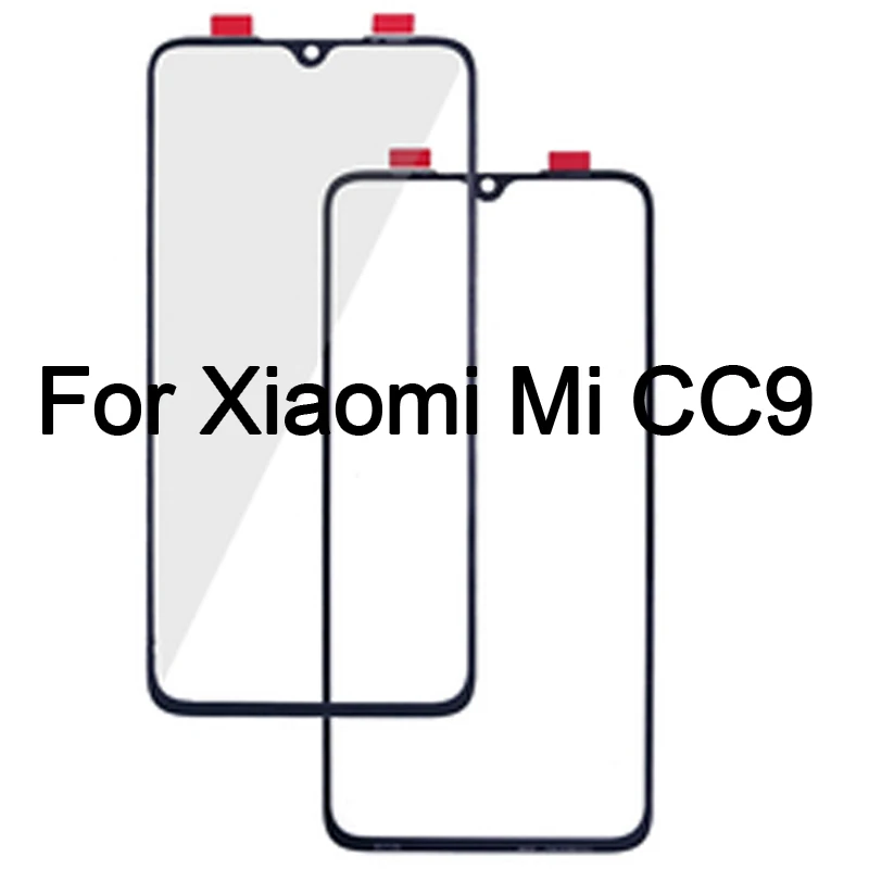 

For Xiaomi Mi CC9 Front Outer Glass Lens Touch Panel Screen For Xiaomi Mi CC9 LCD Touch Glass Xiaomimicc9 touchscreen Parts