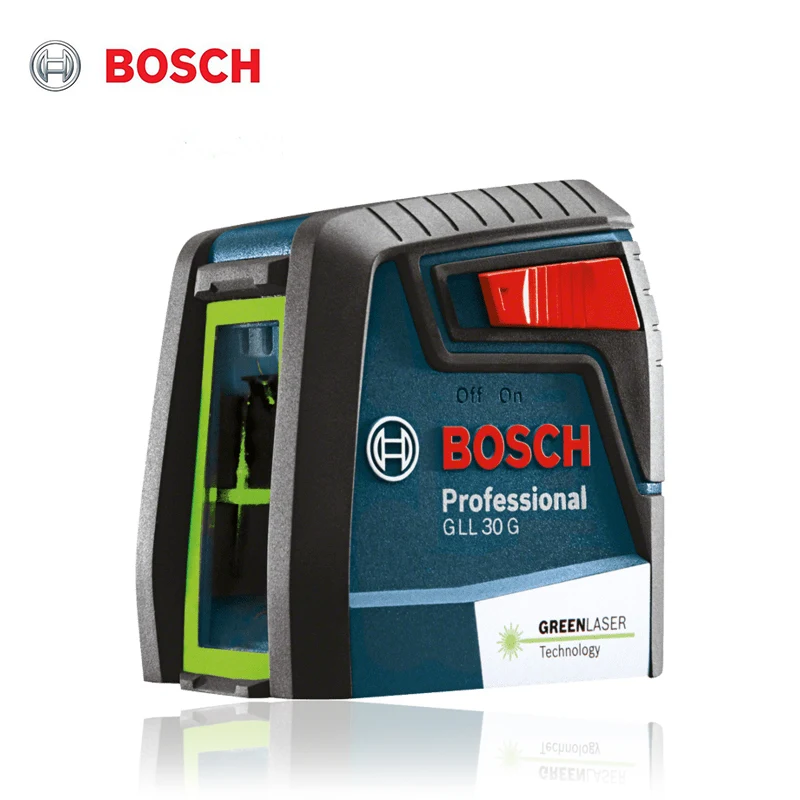 Bosch GLL30G Professional Laser Level High Precision Green Light Two-Line Horizontal And Vertical Laser Level Construction Tools