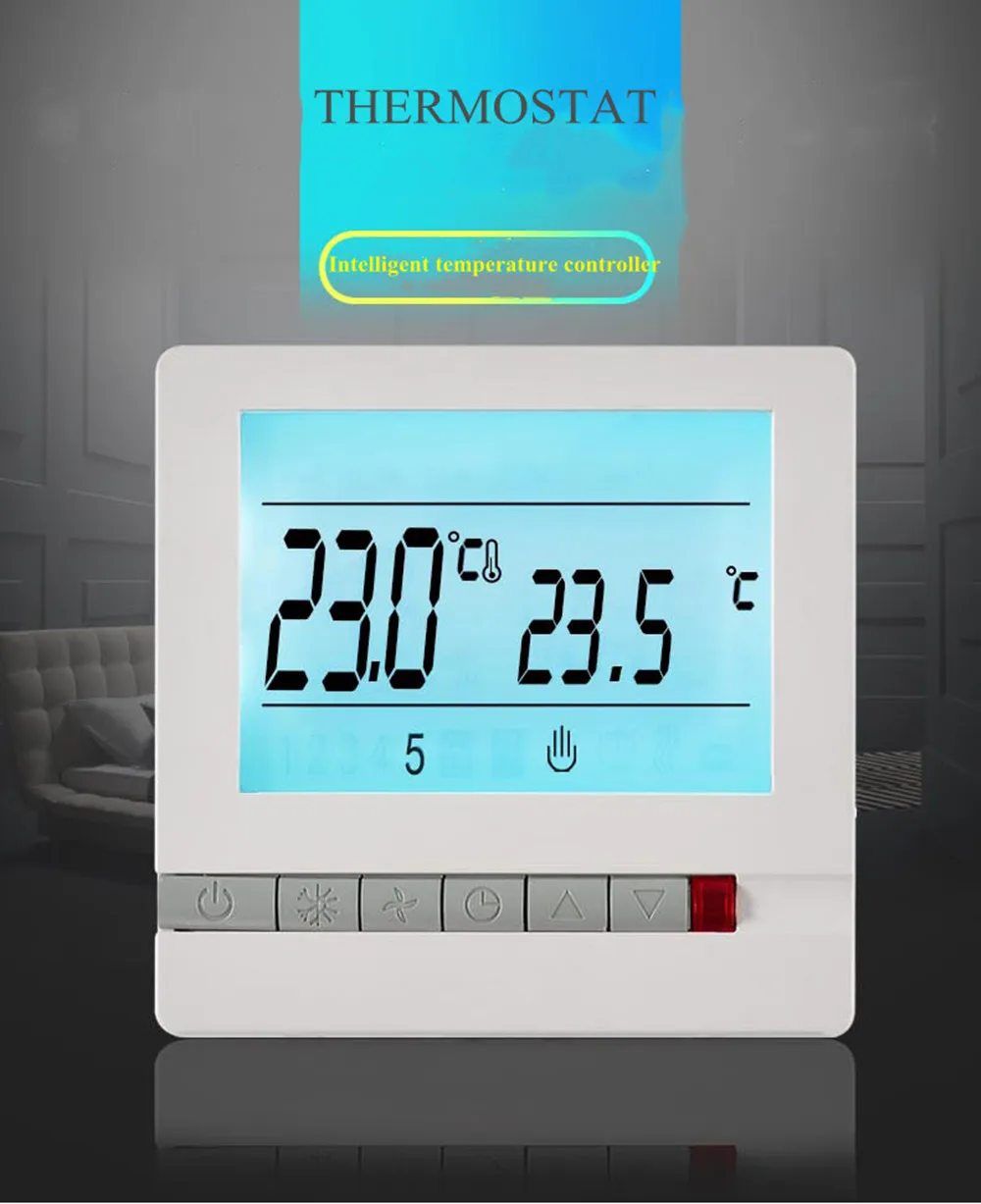 Termostato Wi-Fi Programmabile 16A Per Riscaldamento Pavimenti E Caldaie - Compatibile Con App E Comandi Vocali