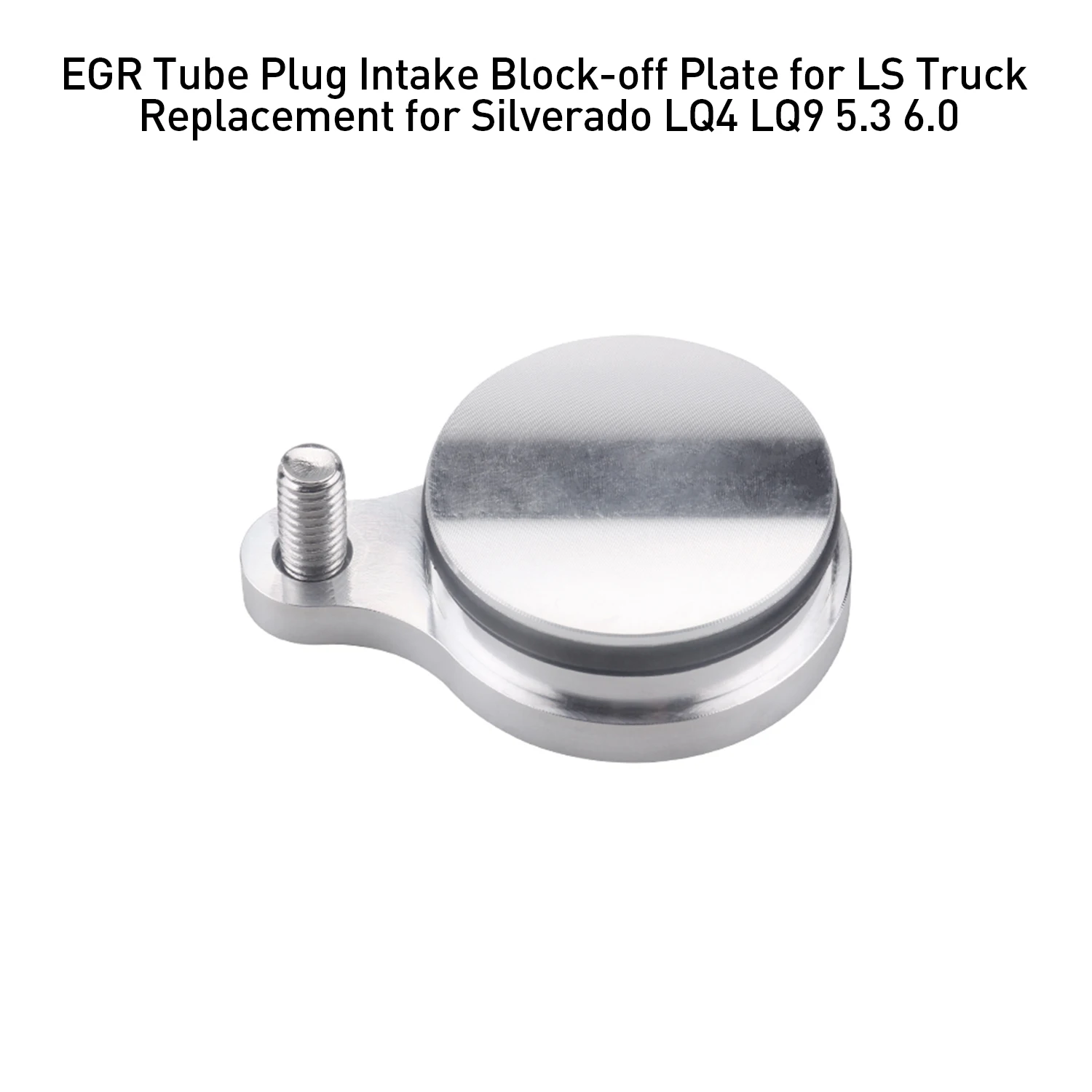 Car Accessory LS Tube Plug Intake Block-off Plate for LS Truck Replacement for Silverado LQ4 LQ9 5.3 6.0