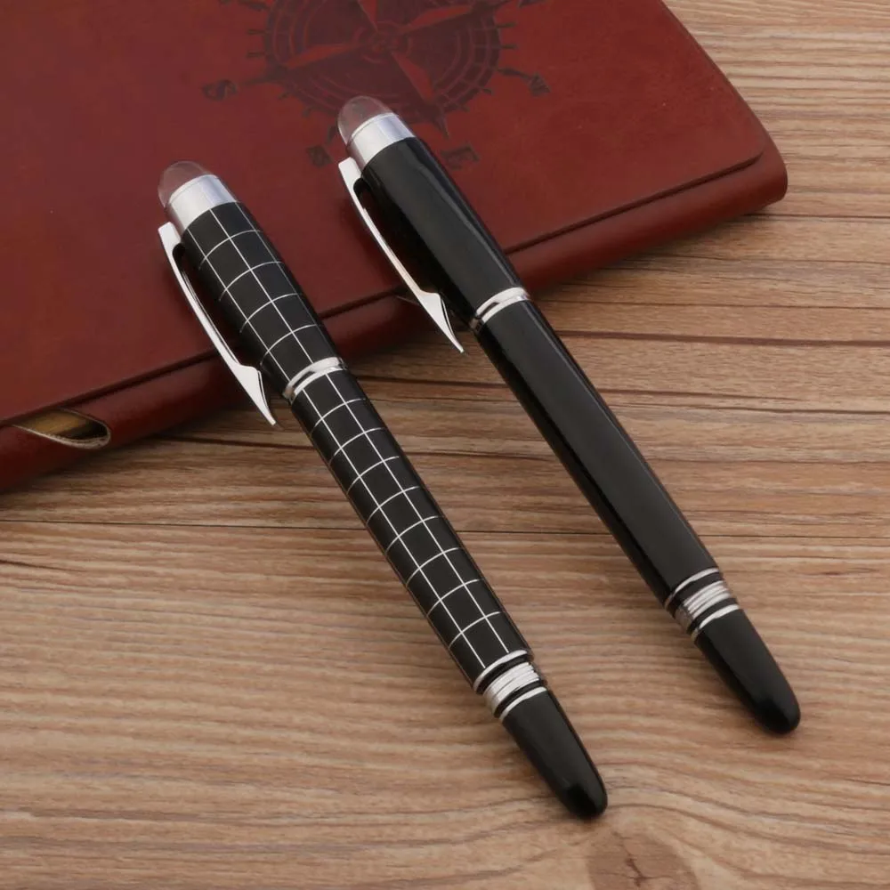 luxury baoer 79 Fountain Pen Black Line Barrel Medium Nib Stationery Office school supplies Writing