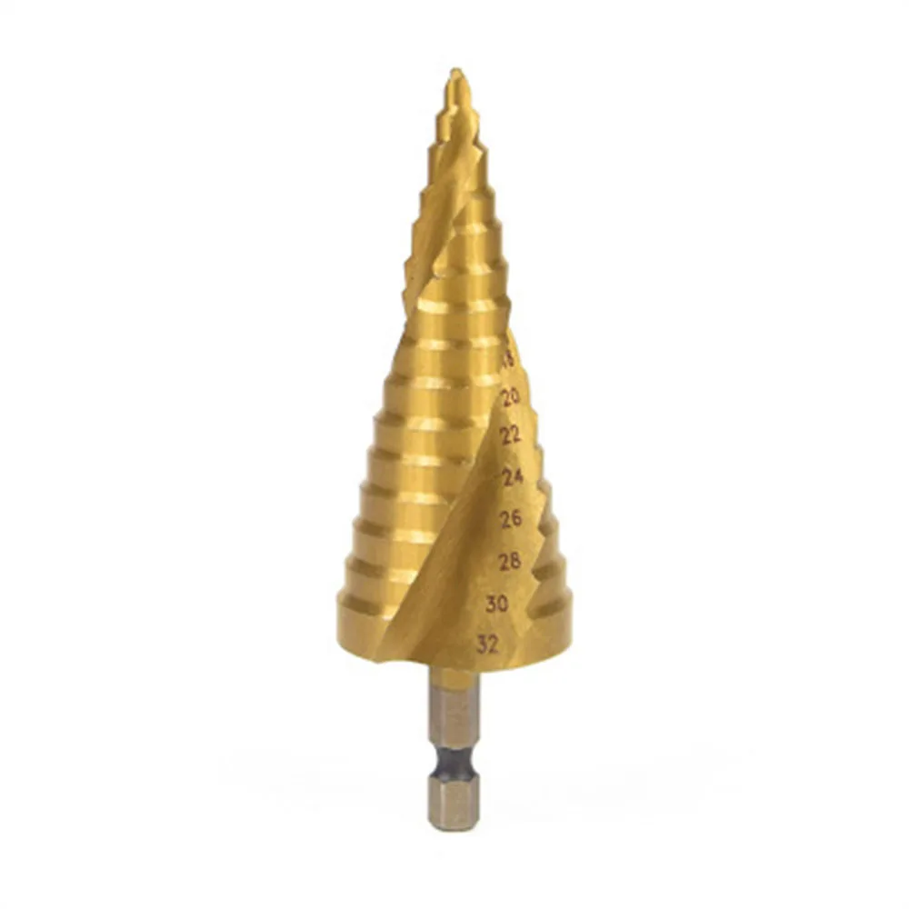 

Ступенчатое сверло из быстрорежущей стали, 4-32 мм