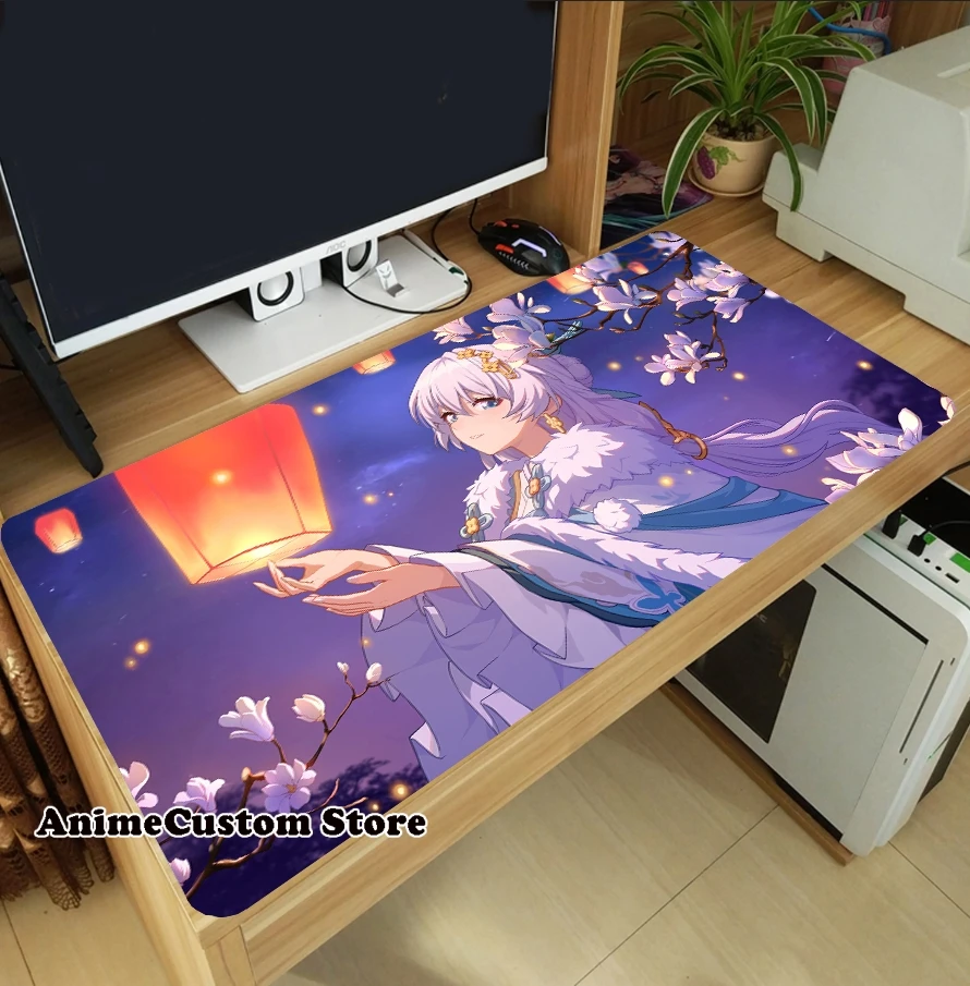 Anime Honkai Impact 3 Theresa Apocalypse Cosplay Cute Loli Thicken Mouse Pad Laptop Gaming Mousepad Table Keyboard Mat Playmat