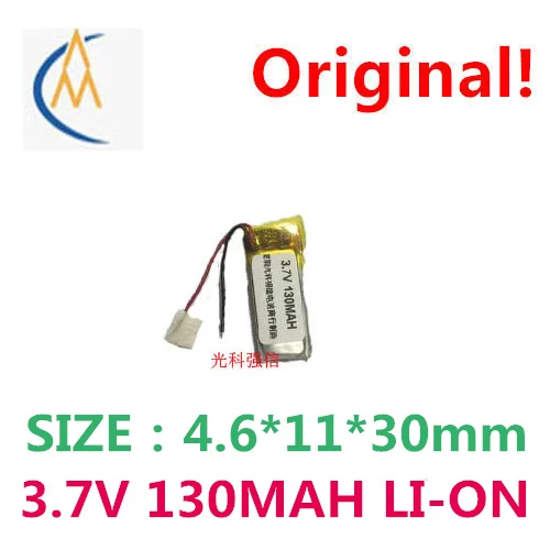 buy more will cheap  Brand new 3.7V polymer lithium battery 461130 130mah MP3 Bluetooth headset / device / mini 3D glasses