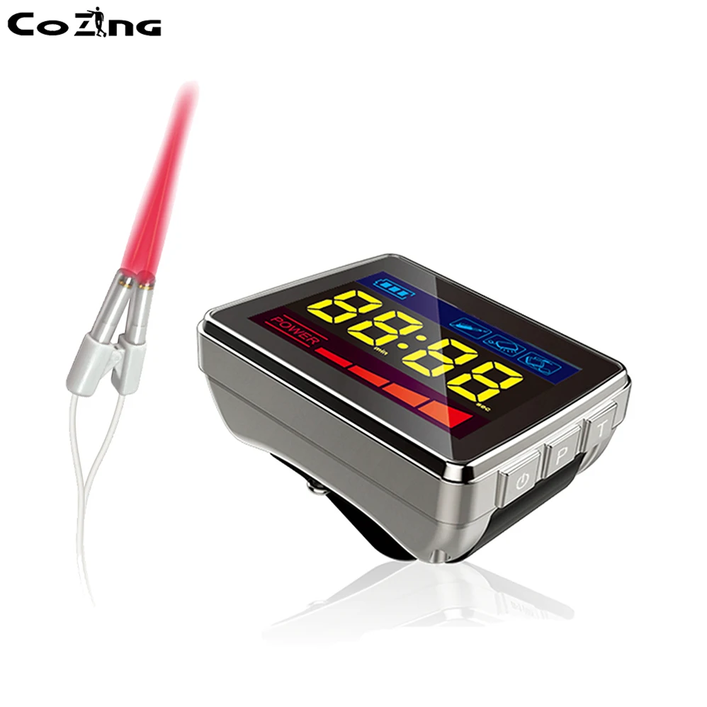 New products 2020 Laser Physiotherapy Wrist Laser Watch Diode Hypertension Treatment Diabetic