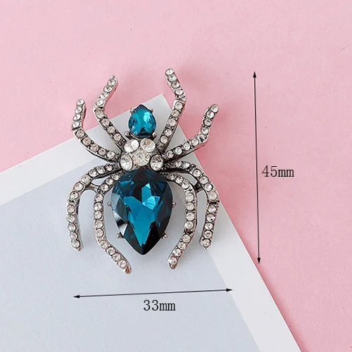 New Hot Cheap Prices Animal Metal Buttons DIY Handwork Bee Spider Decoration Mix Size 5Pcs/Lot Rhinestones Crystal Accessories