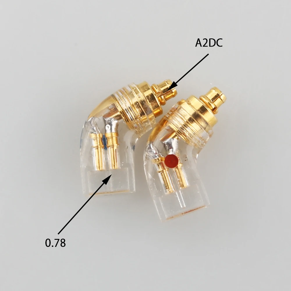 Spina per cuffie coppia spedizione gratuita per adattatore convertitore maschio A2DC a femmina MMCX