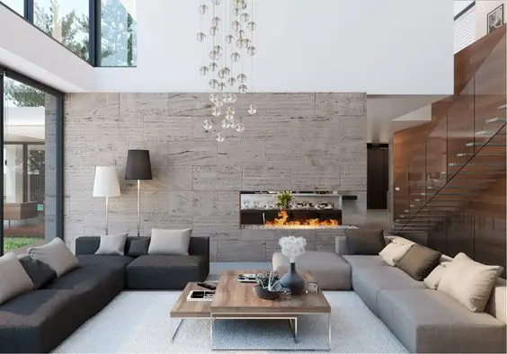 

Inno-Fire 72 inch real fire stainless steel manual bio ethanol burner fireplace