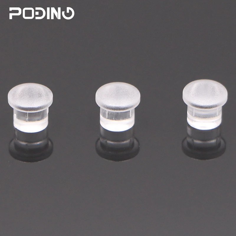 50pcs/lot Poding LED Light Pipe RoHS Plastic Clear Round Head Light Pipe PLP5-2-125