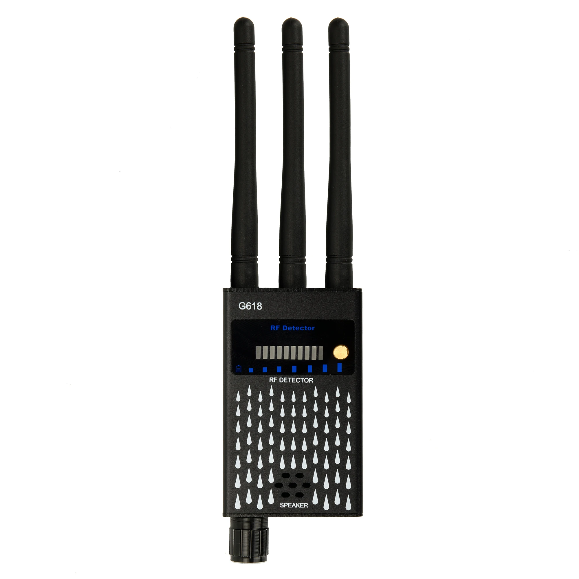 Meslek RF sinyal dedektörü Anti-Spy dokunarak Anti dinlemelerini Pinhole ses Bug GSM cihazları bulucu Anti casus araçlar algılar