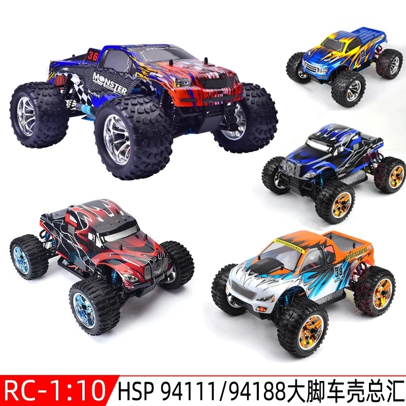 1:10 HSP Original RC Model Car Shell For 94188 94111 94108 Bigfoot Off-road Car PVC Plastic Shell