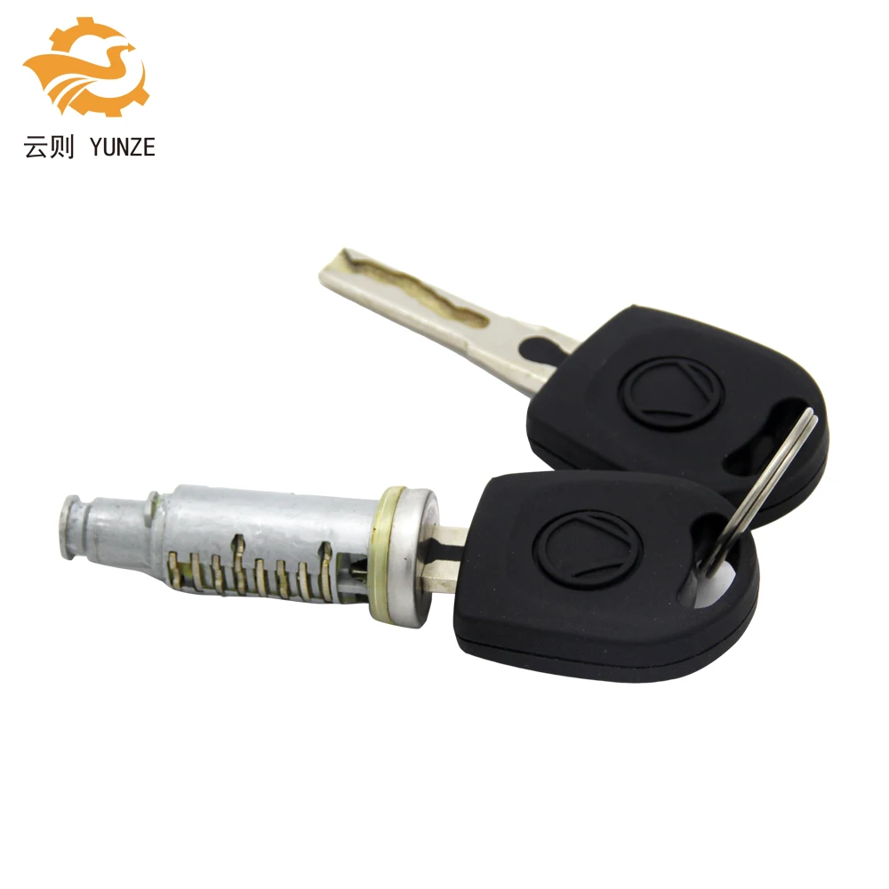 1PC LOCK BARREL WITH 2 KEYS FIT FOR VW GOLF 4 IV MK4 A6 SKODA FABIA POLO 9N SEAT PASSAT FOR LEFT RIGHT SIDE