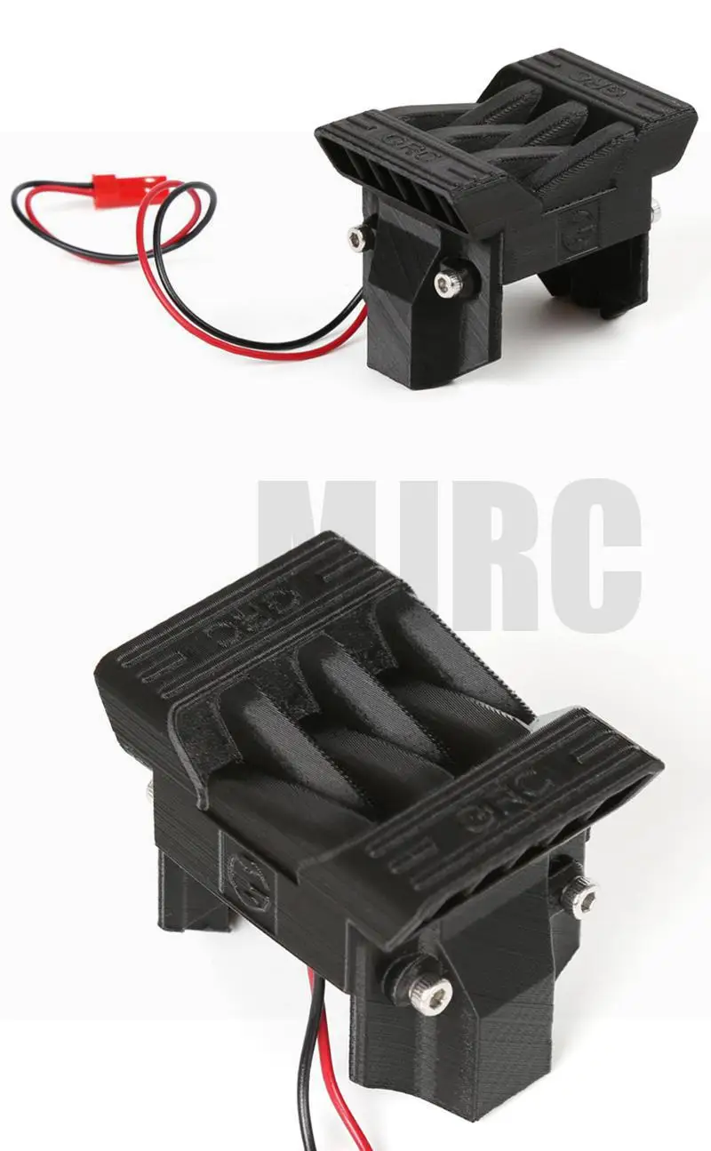 Esc Radiator Cooling Fan For 1/10 Rc Crawler Trax Trx-4 Defender Bronco Trx 4 82056-4