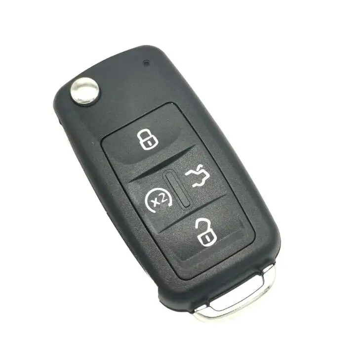 

4 Buttons Empty Blank Replacement Case For Volkswagen VW Multivan Caravelle T5 4 Buttons Flip Folding Remote Key Shell