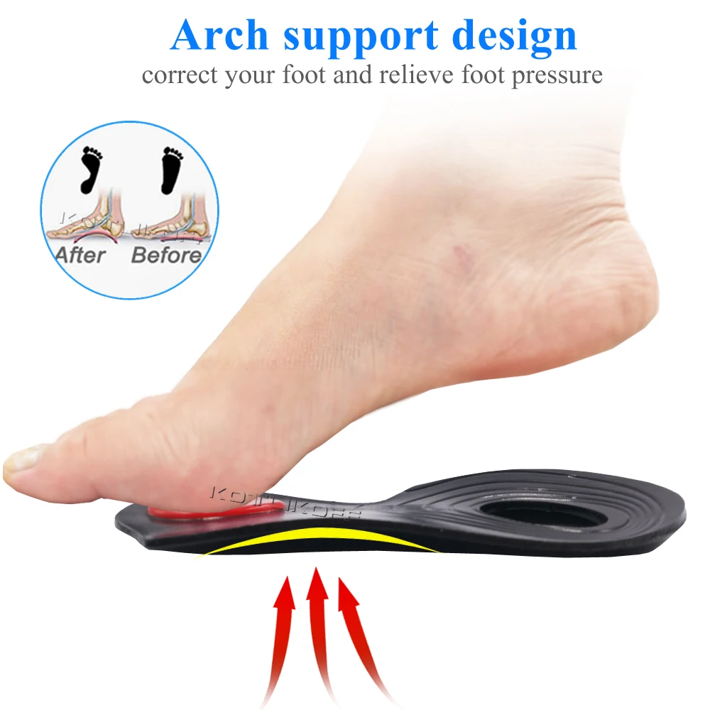 Orthopedic O/X-Leg Legs Relieve Insoles Silicone Soft Self-adhesive Corrector Valgus Varus Relieve Pain Massage Foot Care Insert image 5