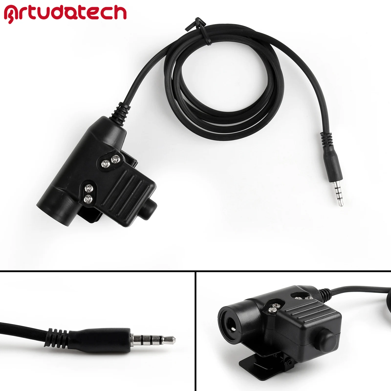 

Artudatech 1Pcs 3.5mm Z Tactical Bowman TCI U94 PTT Headset For Samsung For Apple For HTC For Sony Phone