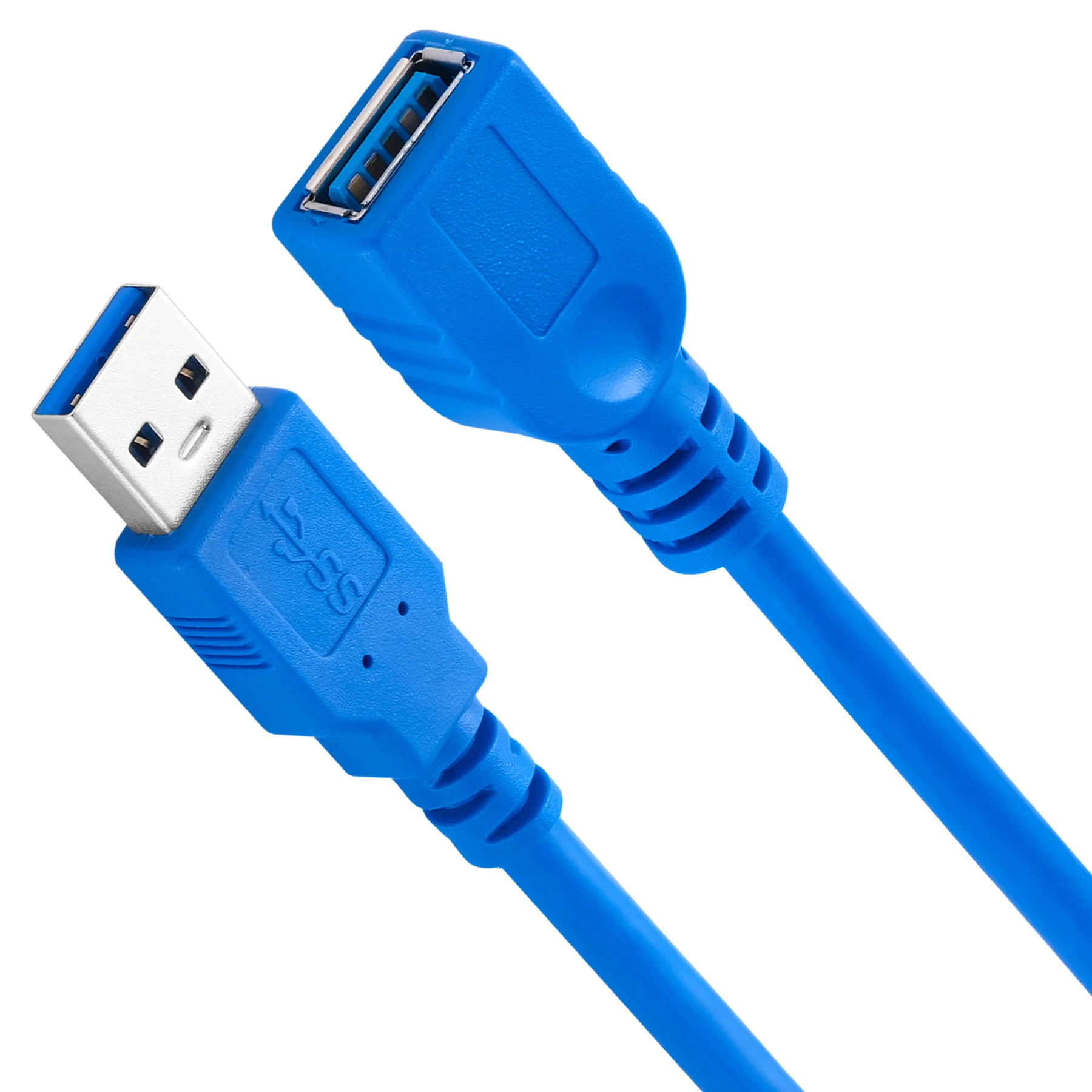 Bochara USB 3.0 Extension Cable Male to Female Foil+Braided Shielded 30cm 50cm 1m 1.5m 2m 3m  5m