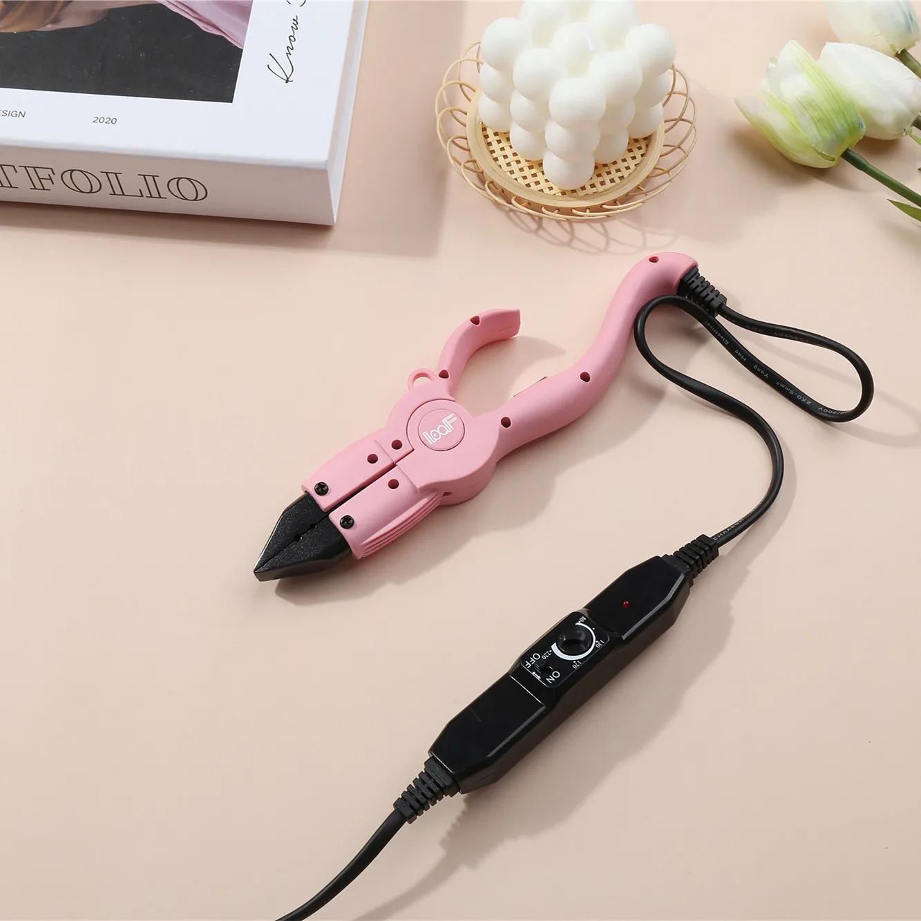 Professione loof regolabile estensione dei capelli di fusione del ferro pre bonded cheratina connettore di calore bacchetta ferro tool kit