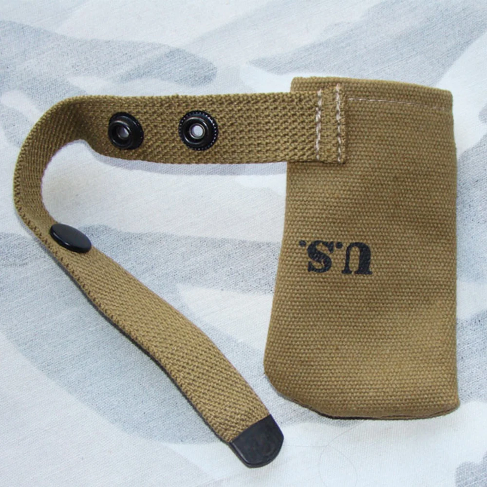 WWII U.S. ARMY M1 GARAND CARBINE CANVAS DUSTPROOF MUZZLE COVER