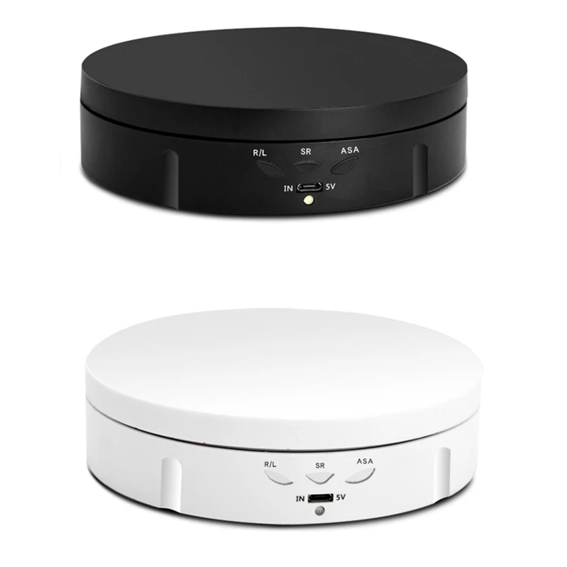 

Вращающиеся ювелирные витрины с регулировкой 3 скоростей, Электрический вращающийся органайзер для часов, панорамная подставка для фотографий на 360 градусов