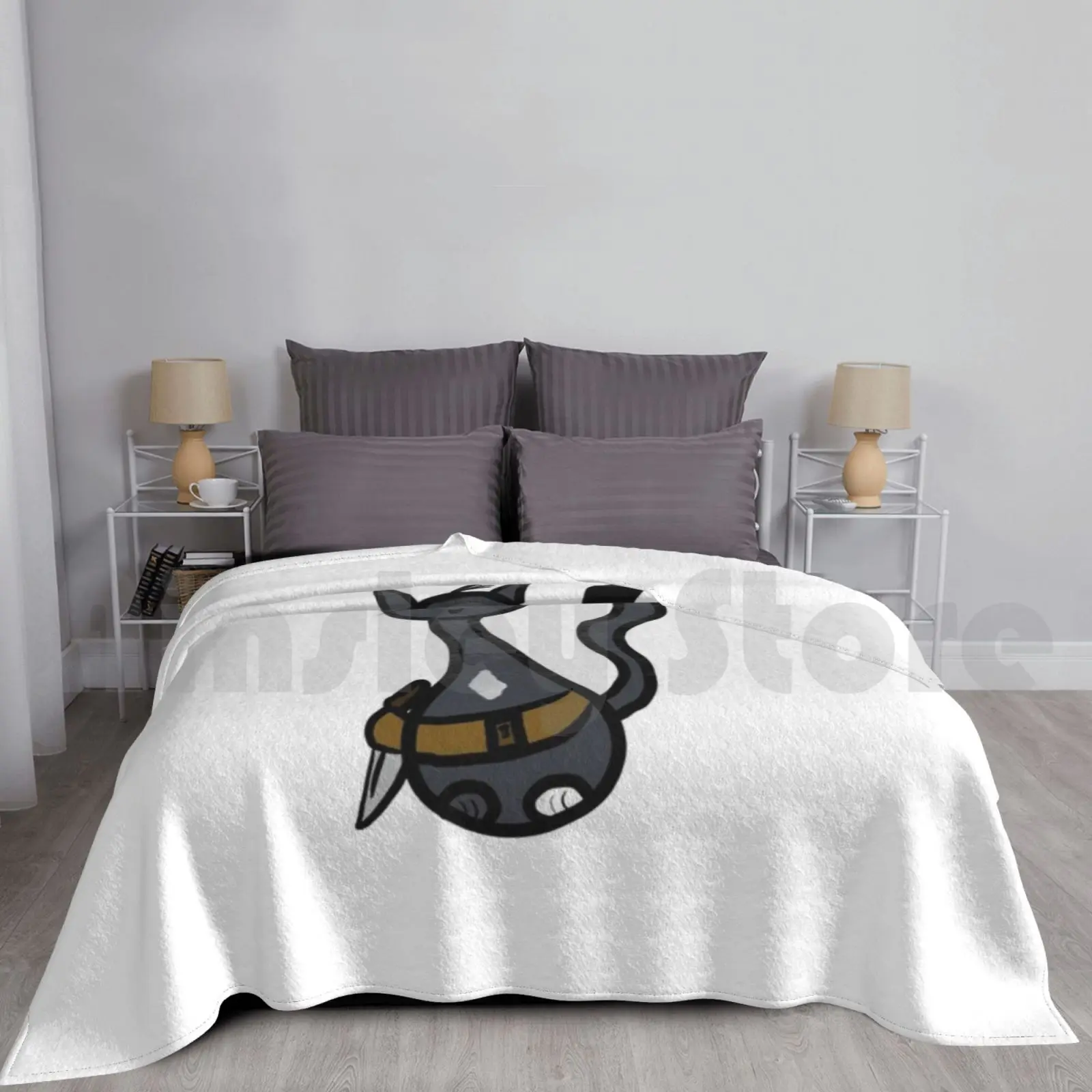 

Captain One-Eye Blanket For Sofa Bed Travel Captain One Eye Captain Pirate Pirate Captain Cat Cute Children