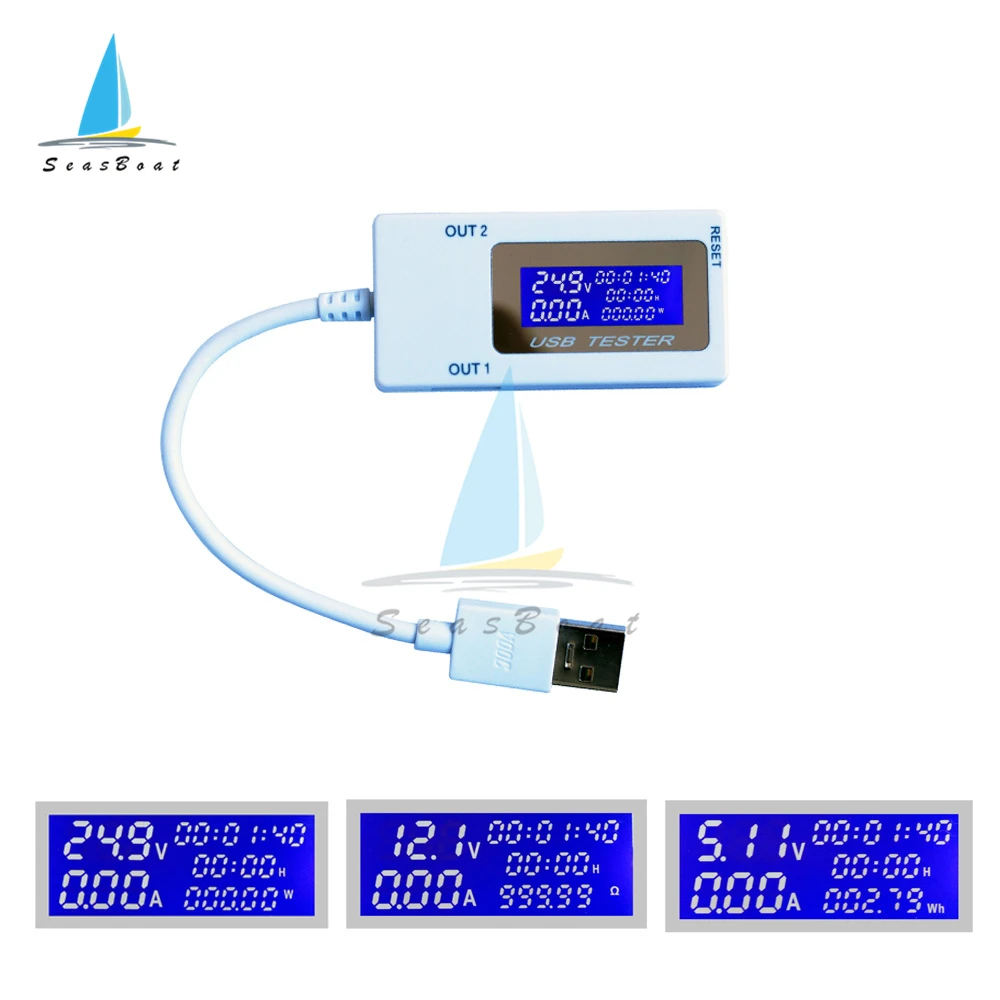 USB Tester miernik prądu stałego woltomierz cyfrowy Voltimetro woltomierz Power Bank Wattmeter Tester napięcia lekarz detektor 4-30V 5A