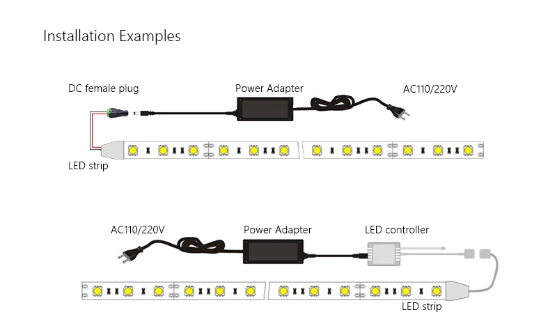 2835 LED Strip SMD 1200 LED Chip 12V LED Flexible PCB Light LED Backlight Strip LED Tape 240 LED/m White/Warm White