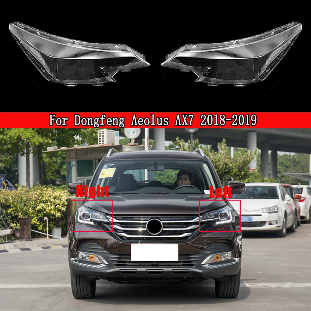 

Car Headlight Shell Lamp Shade Transparent Cover Headlight Glass Headlamp Lens Cover For Dongfeng Aeolus AX7 2018 2019