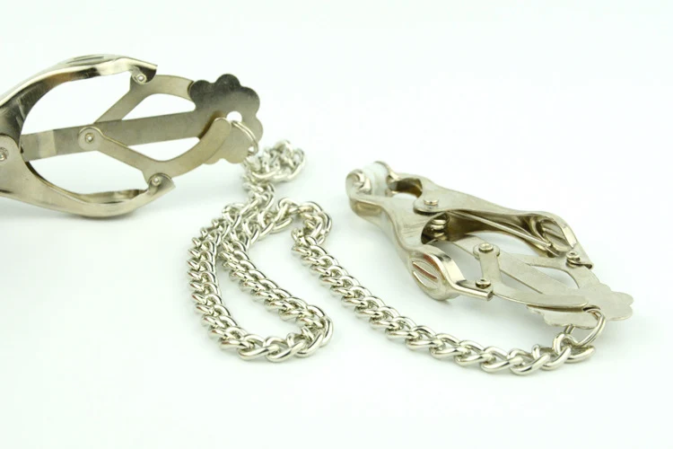 بتلات الجدة الحلمة المشابك الجنس الحميم للأزواج الفضة مثير صنم الكبار منتجات جنسية الحلمة المثيرة اللعب