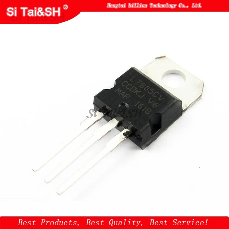 10PCS L7805CV TO220 L7805 TO-220 7805 LM7805 MC7805 new and  original IC