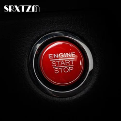 Car Engine Start Stop Button Sticker Cap Trim Cover For 2018 Toyota Camry XV70 Car Interior Accessories