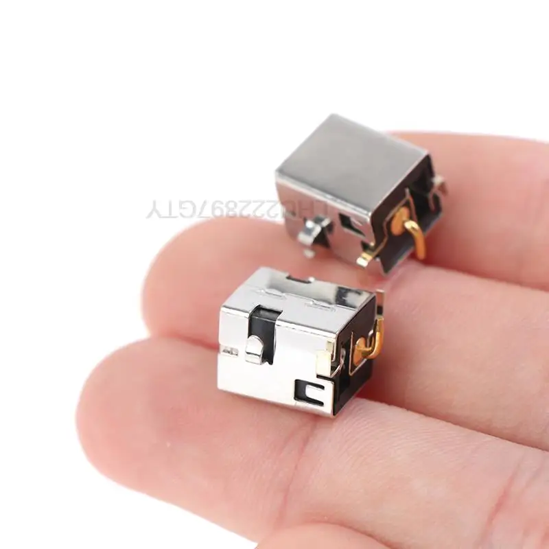 2 peças novo conector de tomada de alimentação dc banhado a ouro para asus k43 a43 x43 a53 a43s a53s