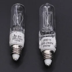 220V 50w 45w 75w 100w 150W 250w E11 frosted screw special quartz crystal lamp Photo bulb modeling  photo studio flash jcd