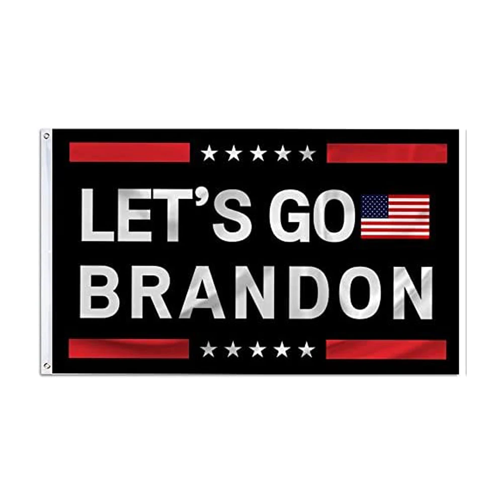 Lets Go Brandon FJB Flag Polyester Printed 3x5 Ft Banner for Decor