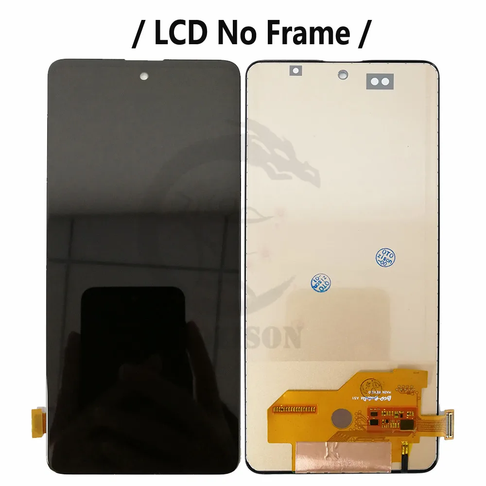 A51 A515F ekran do Samsung Galaxy A51 5G wyświetlacz A516 A516B LCD z ramką A516F/DSN LCD dotykowy Digitizer zamiennik