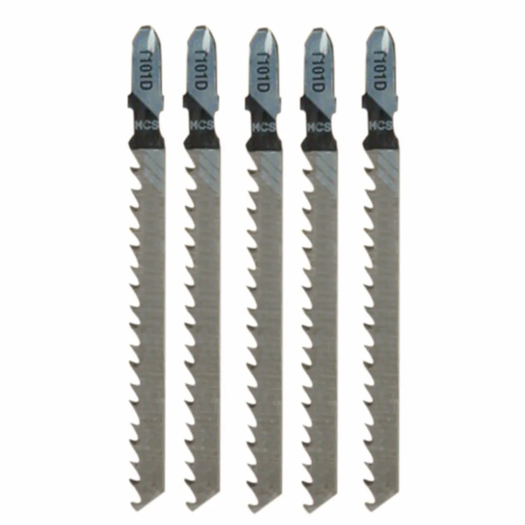 5pcs/lots New T101D Jigsaw Blades Fast Clean Cuts In Chipboard Softwood Plywood 100mm