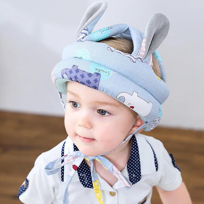 Head Protection Cap Adjustable Headguard for Toddlers Infant Baby Head Protector Hat Breathable Safety Helmet Anti-shock