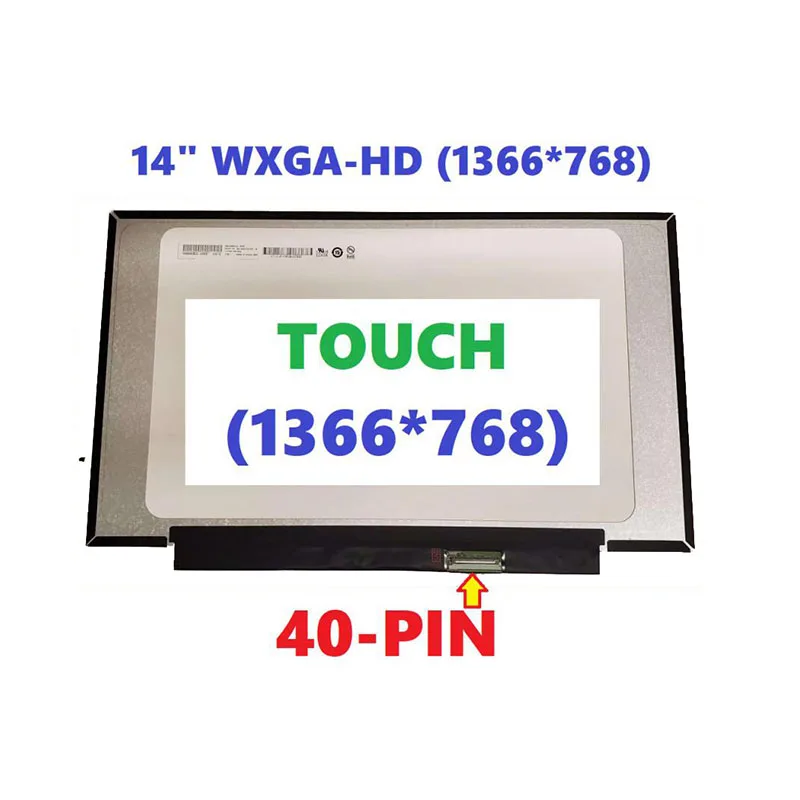 

Touch Screen For HP L61949-001 NT140WHM-T00 b140xtk02.0