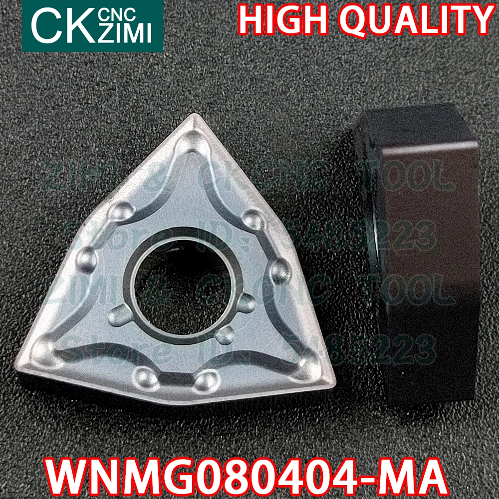 Imagem -06 - Wnmg 080404 ma Inserções de Carboneto Torneamento Externo Inserir Ferramentas Cnc Metal Mecânico Torno Torneamento Cortador Ferramenta Wnmg080404-ma Zm1125
