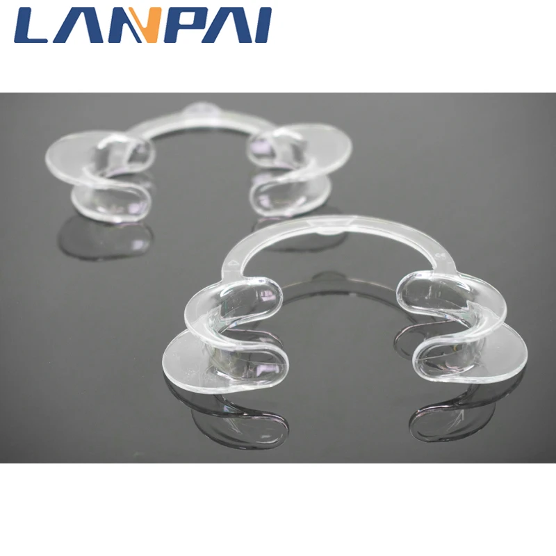 Lanpai 2pcs Dental Intraoral C-Shape  Avtoclave Mouth Opener  Lip Retractors  Dentistry Materials