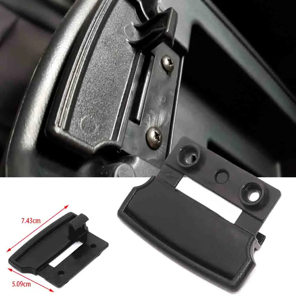 1PC 8011B551 New Upper Armrest Box Lock Cover Black Plastic Replacement Parts fit for Mitsubishi RVR ASX Auto Car Accessories