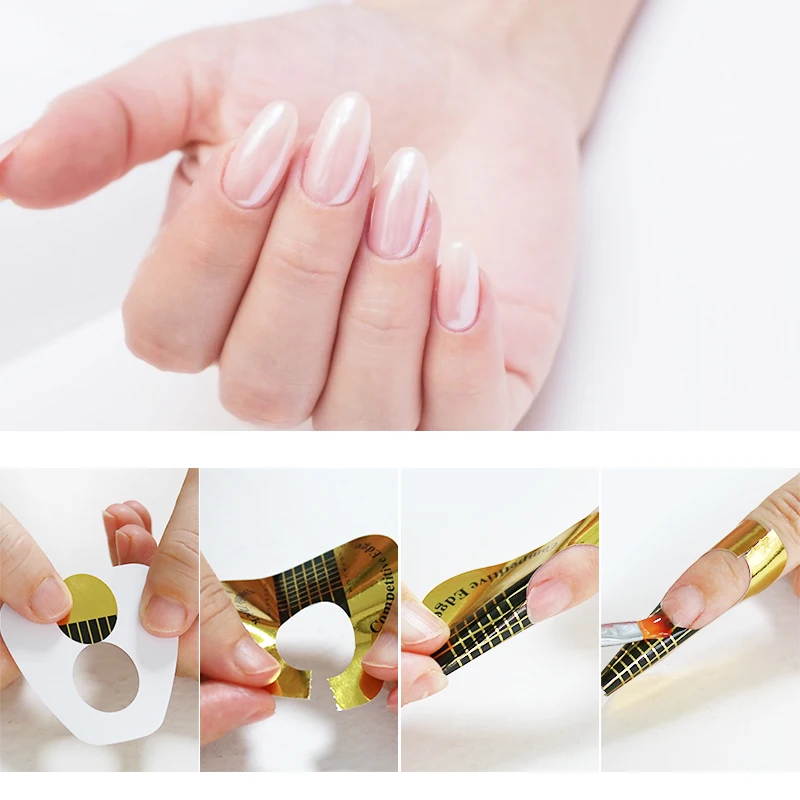 50/100 pçs formas de unhas para extensão dicas de forma de unhas francesas estender acessórios de unhas tudo para ferramentas de manicure