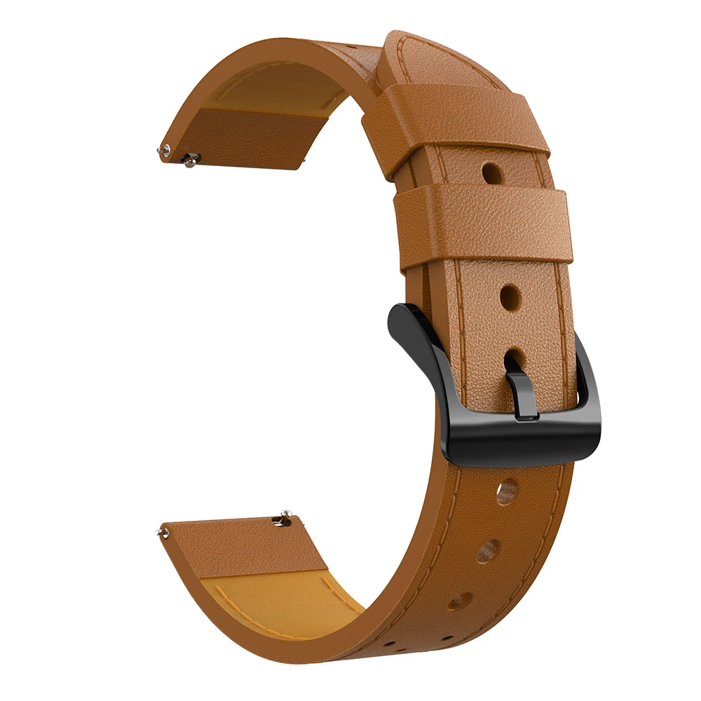 22mm Genuine Leather Strap For Xiaomi Mi Watch Color Replacement Watchband For Xiaomi Huami Amazfit GTR 2/GTR 2e Watch Band