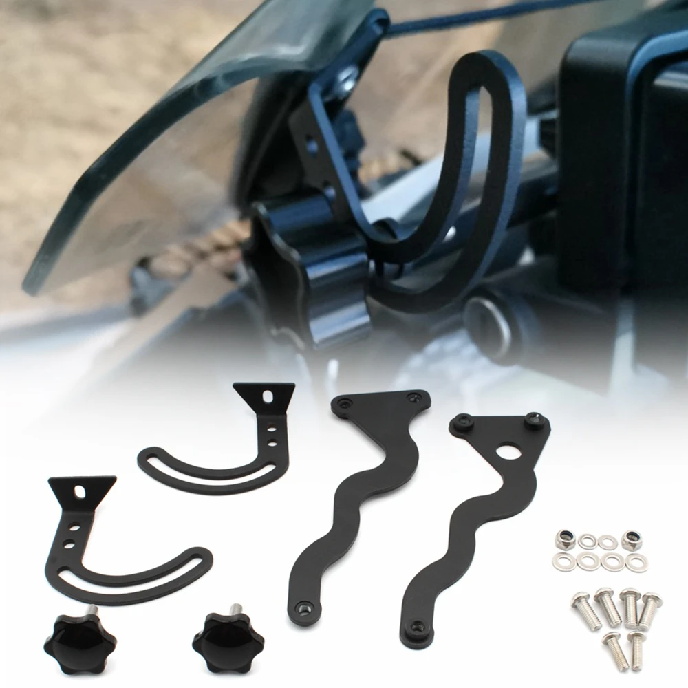 R1200GS R1250GS Windshield Support Holder Windscreen Strengthen Bracket Kits for BMW 1200GS R 1200 GS LC/ADV Adventure 2014-2024