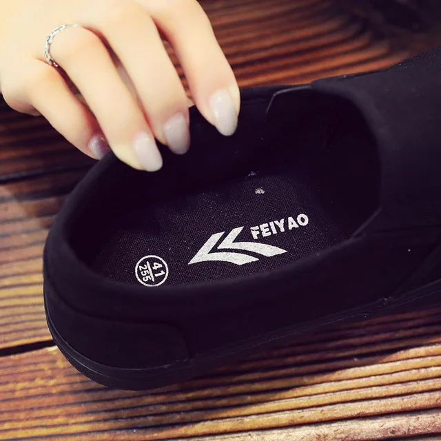 Full Black Women Canvas Shoes Sneakers Casual Loafers Female shoes Adult Slip On Flats Autumn Womens Trainers Zapatos de mujer