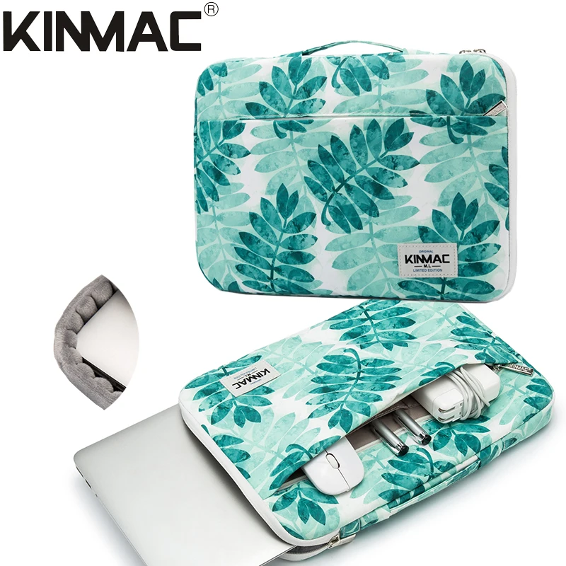 Wodoodporna Kinmac teczka, torba na Laptop torba 12,13,14,15.6 Cal, pani mężczyzna kobiet uchwyt rękaw skrzynka dla Macbook Air Pro M1 PC,DropShip