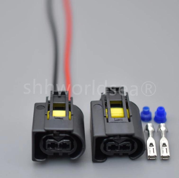 shhworldsea 2 Pin  Way Ignition Coil Harness Damper Plug Auto Connector Injector Plug With Wire Cable For  A1685452928 5029