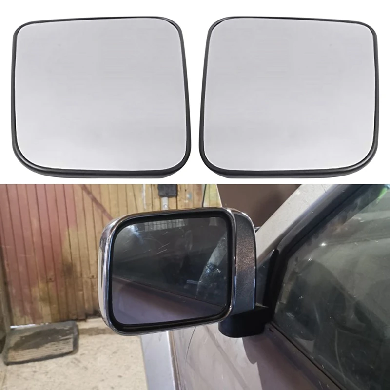 Car Heated Glass Rearview Mirrors Side Wing Rearview Mirrors for Nissan Pickup Trucks Patrol Y61 Navarra D22 1997-2015