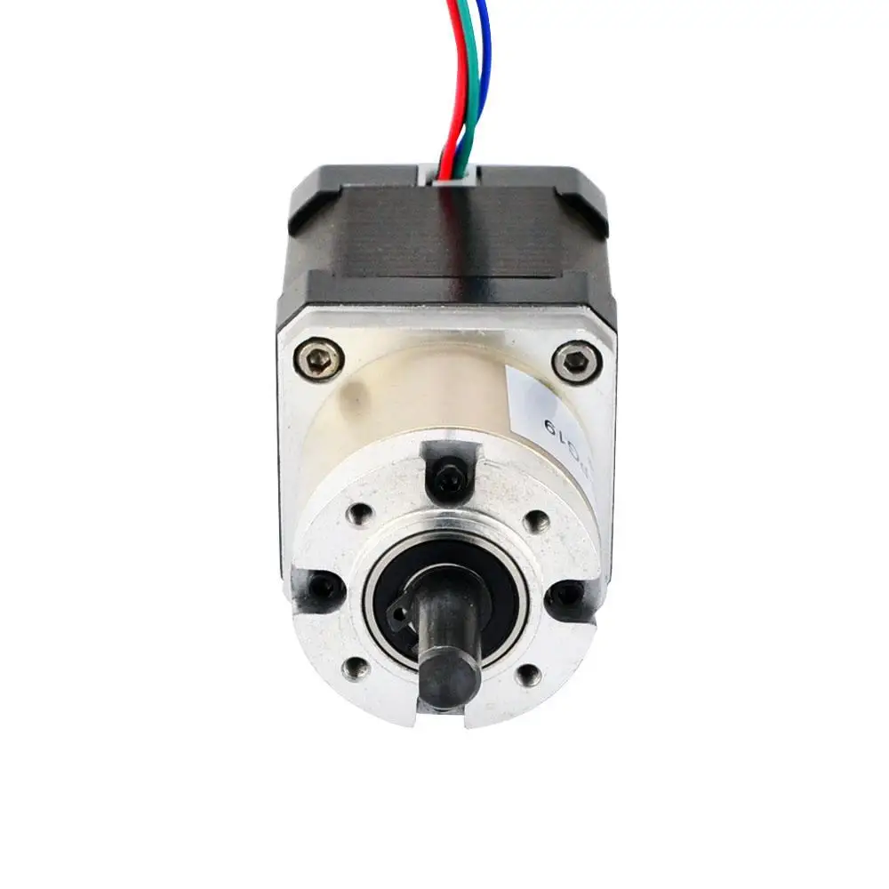 STEPPERONLINE Nema 17 Stepper Motor Bipolar L=48mm w/Gear Ratio 19:1 Planetary Gearbox 4-lead 1.68A CNC Router Robot 3D Printer